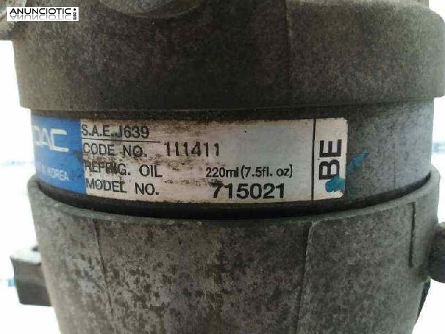 Compresor 1687589 de daewoo r-715021