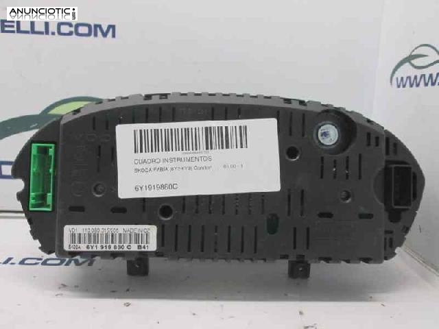 107713 cuadro skoda fabia comfort