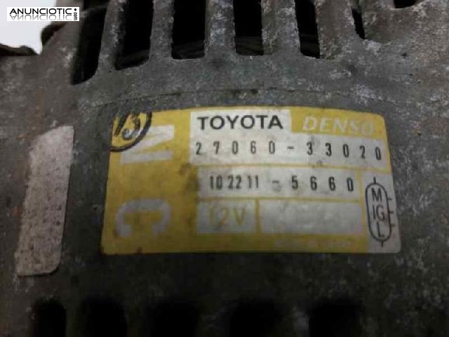 2601396 alternador toyota yaris 1.4 d-4d