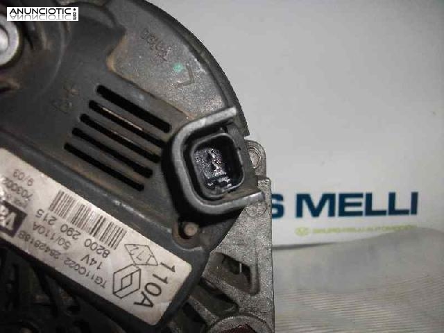 250845 alternador renault megane ii