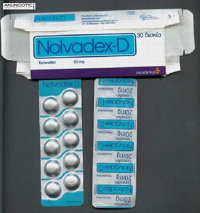 Comprar Nolvadex, Pristiq 100 mg, Hoodia 400mg, BrainPlus IQ, Rubifen.`