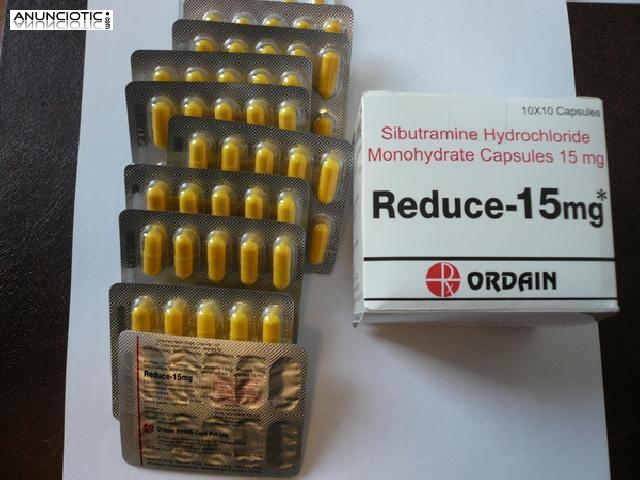 Reduce 15mg (Sibutramina Meridia) 30 Cápsulas