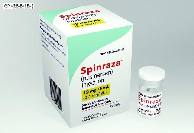 Venta de inyección de spinraza (nusinersen) 12 mg / 5ml a buen precio. Corr