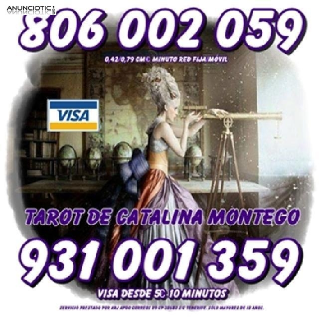 Videncia y Tarot Baratos Catalina Montego sólo 0,42 cm min. Visa 10  20 mi