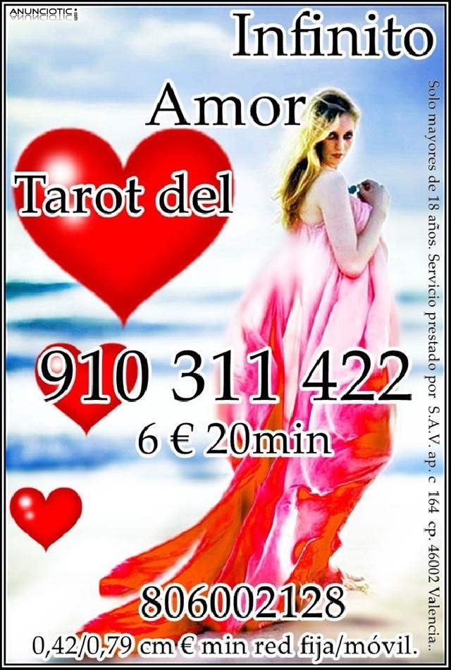 TAROT DEL AMOR INFINITO 6 euros 20 minutos de consulta 910311422 / 80600212