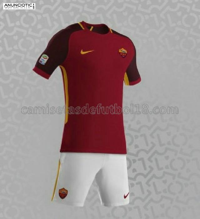 nueva equipación as roma 2017-2018