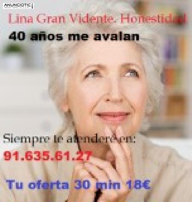 Vidente Lina, muy honesta. Medium 806 405 911. Tarot 20 min 13