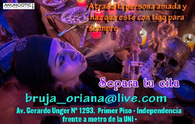 ORIANA BRUJA PERUANA CON AÑOS DE EXPERIENCIA 