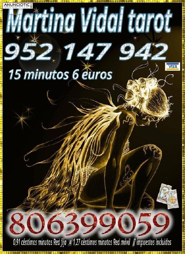 Martina Vidal tarot y videncia profesional 15 minutos 6 euros 