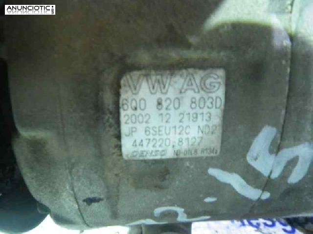 Compresor 6q0820803d de volkswagen