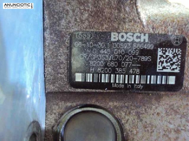 Bomba inyectora044501099 de renault