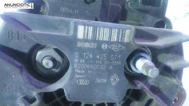 Alternador 0124425071 de renault