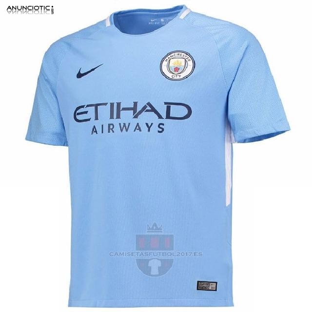 Camiseta Manchester City Primera 2017 2018