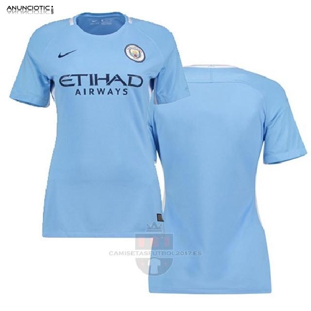 Camiseta Manchester City Primera 2017 2018