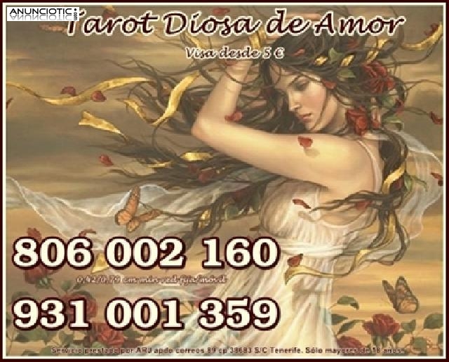 Tarot por Visa 5 10 min. Tarot 806 sólo 0,42 cm min. 