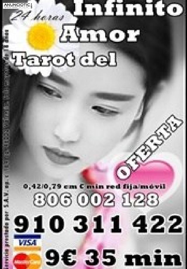 TAROT DEL AMOR INFINITO VISA 6  20min  910311422 / 806 002 128  0,42/0,7