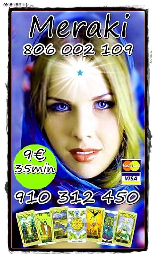 TAROT/MAGIA /VIDENCIA VISA 910 312 450 -806 002 109 Coste min. 0,42/0,79 cm