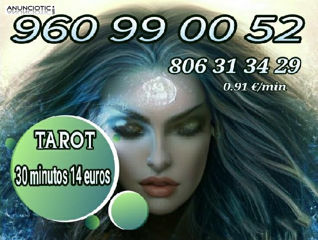 Tarotistas profesionales 30 minutos 14 euros visa y 806