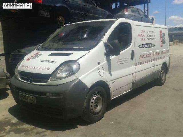 Despiece de opel vivaro furgón 2.9t