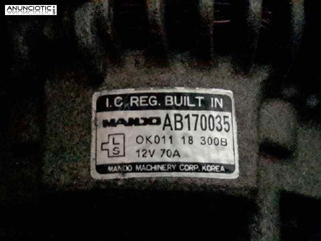 Alternador 0k01118300d kia 125553