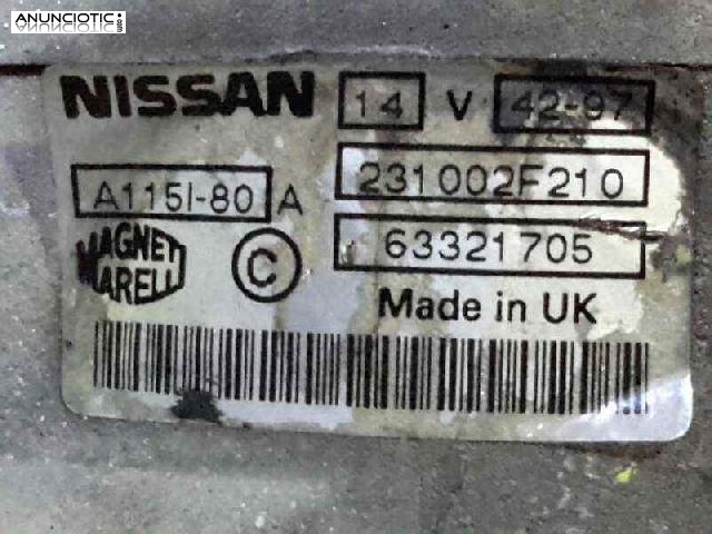 Alternador 231002f210 nissan 119190