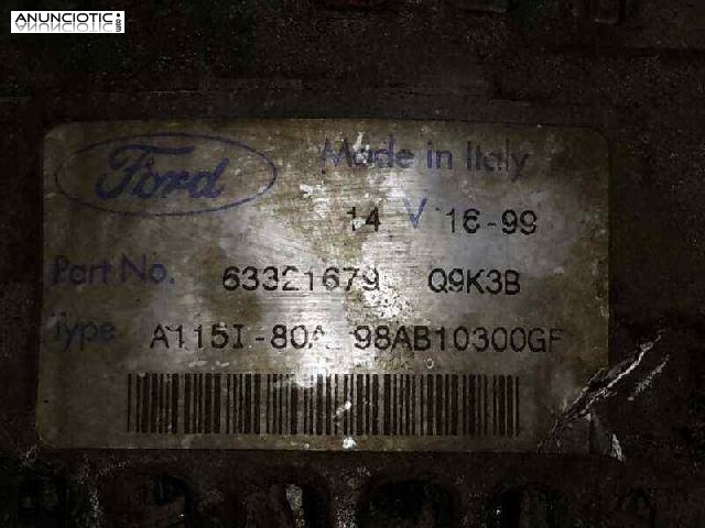 Alternador 1708472 ford 192833