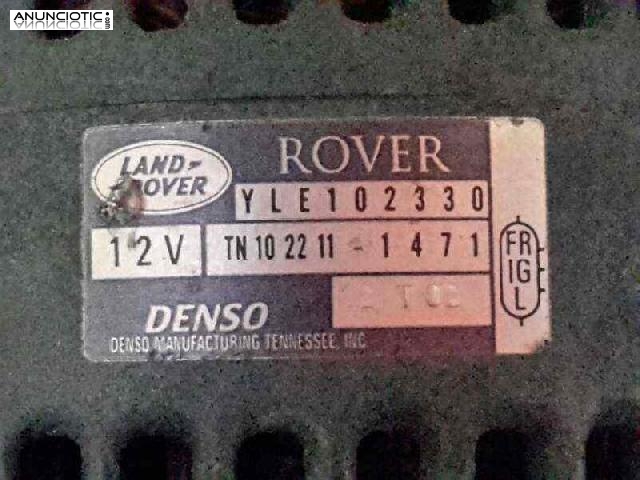 Alternador yle102330 mg rover 146875