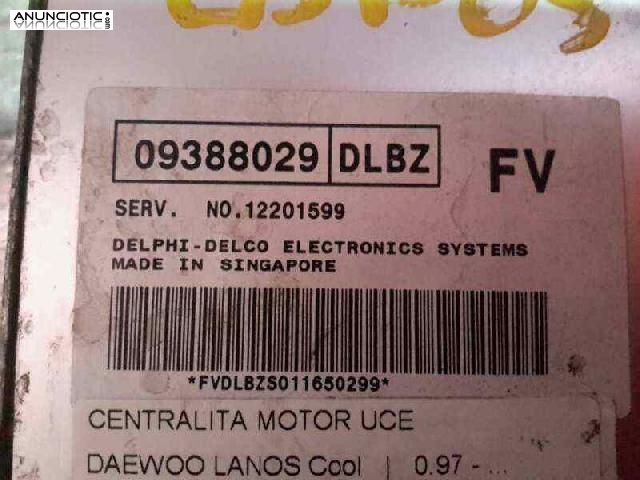 Centralita motor uce 09388029 dlbz fv de