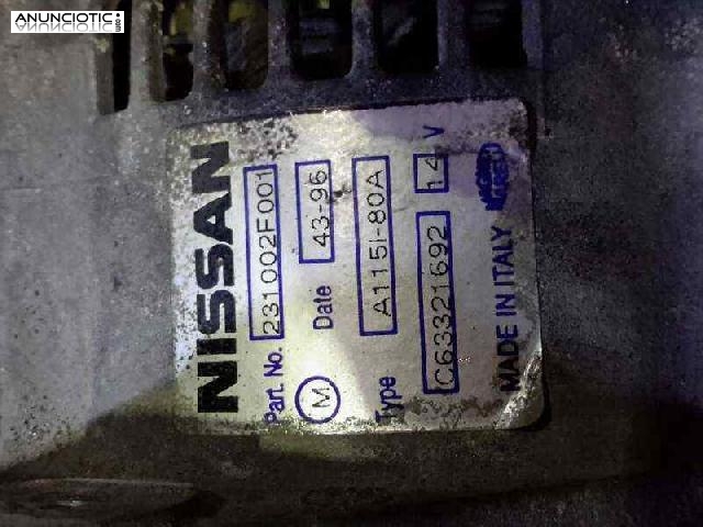 Alternador nissan 301899