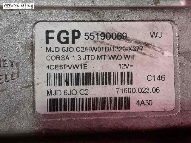 Centralita fgp 55190069 opel corsa