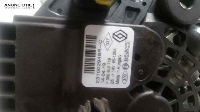 Alternador 3419608 231002949r dacia