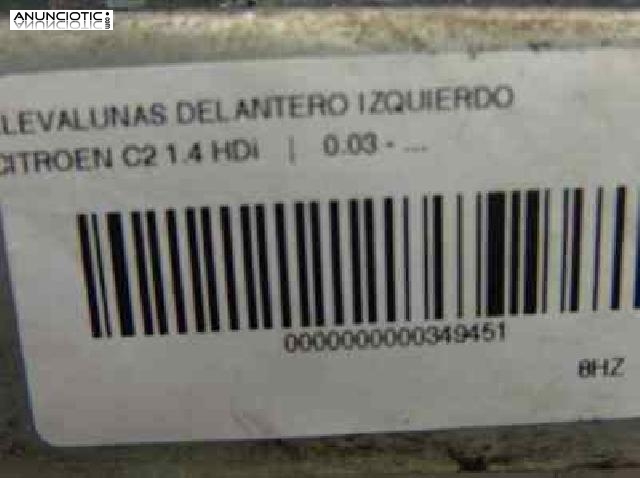 Elevalunas 349451 citroen c2 1.4 hdi