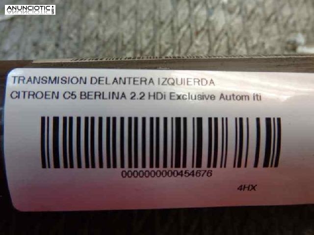 Transmisiones 454676 citroen c5 berlina