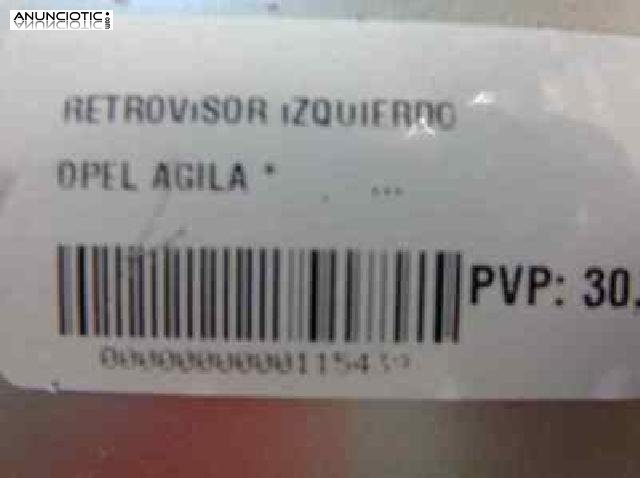 Retrovisores 115439 opel agila 1.2 16v