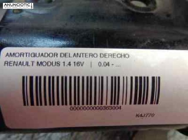 Amortiguadores delanteros 363004 renault