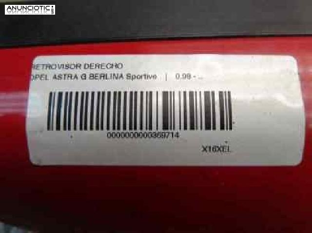 Retrovisores 369714 opel astra g berlina 