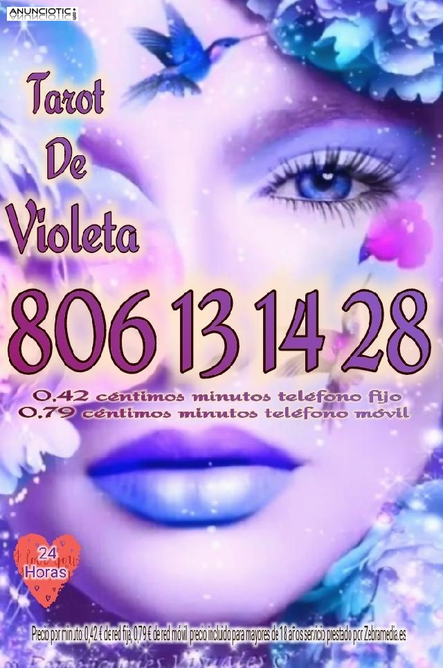 Médium y videntes tarot telefónico 806 económico  Violeta .