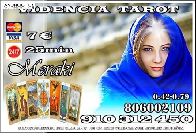 Tarot telefónico 4 euros X  15min. 910312450 -806002109