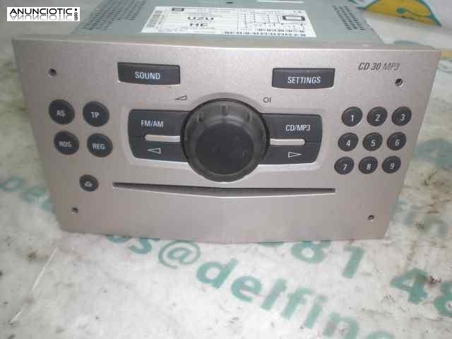 Sistema audio / radio cd 2749715 opel