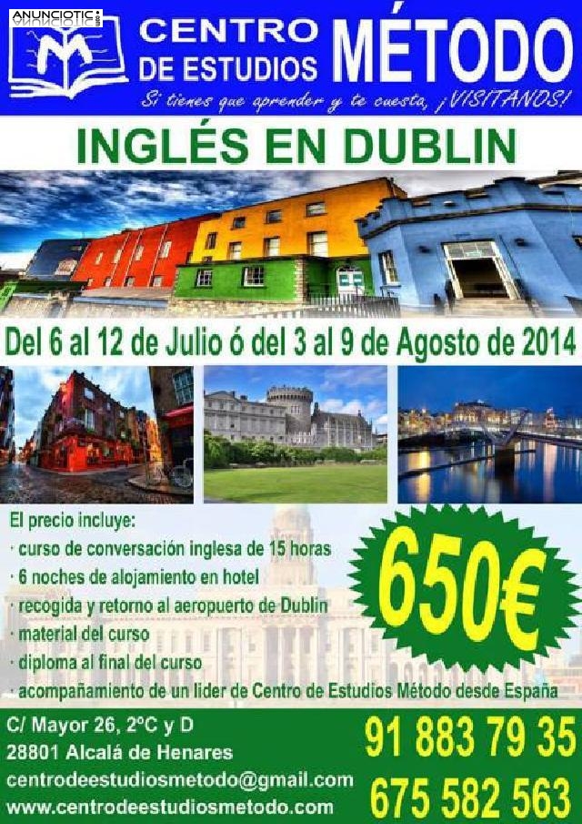 Curso intensivo de inglés, alemán, francés Junio, Julio y Agosto 2014