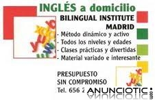 INGLÉS ¡CHINO! a domicilio - MADRID