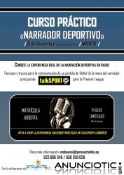 Curso práctico Narrador Deportivo