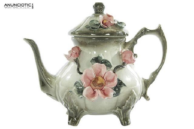 Tetera vintage capodimonte firmada