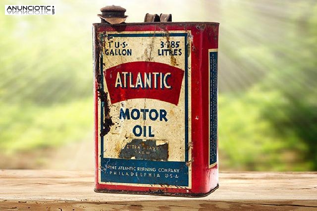 Lata aceite atlantic. años 40.