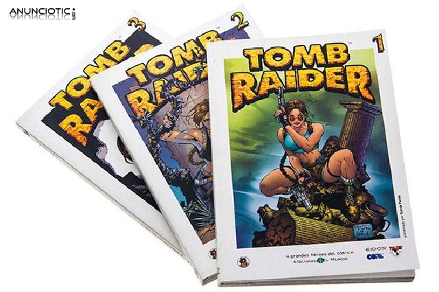 Colección tres tomos tomb raider