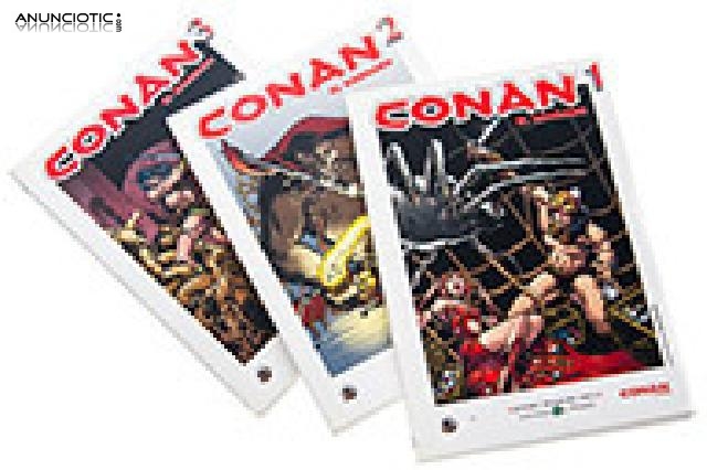 Colección tres tomos conan el bárbaro