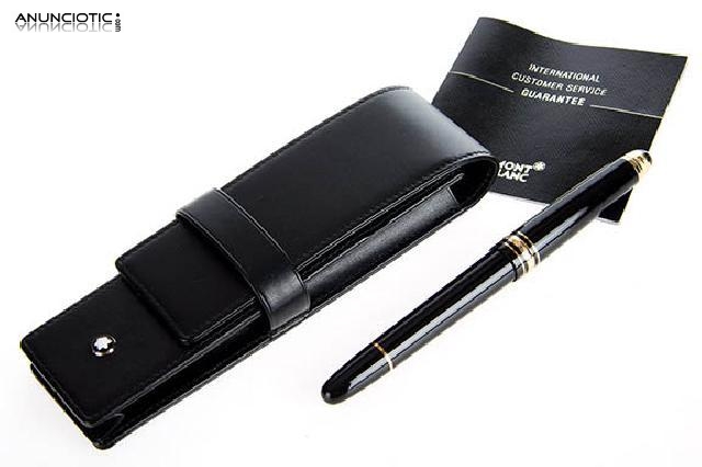 Pluma montblanc meisterstück pix 1810 con funda