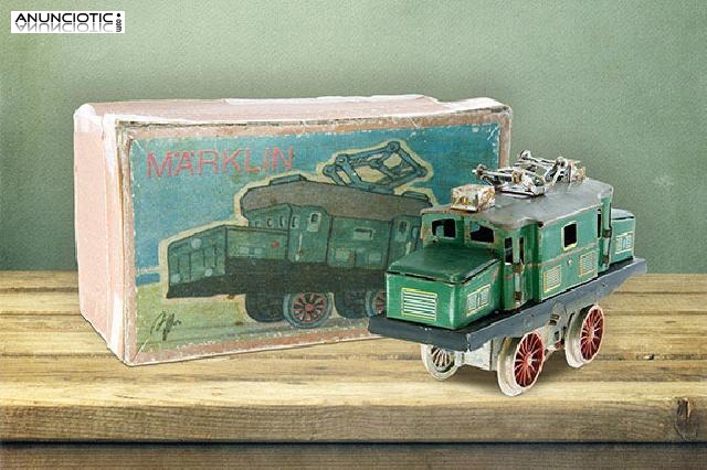 Locomotora marklin 1020 en su caja original 1950.