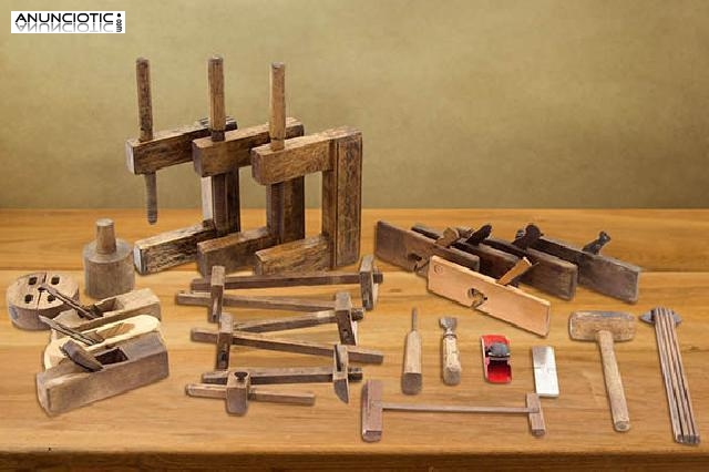 24 herramientas ebanista, 24 piezas. 1890 -1920.