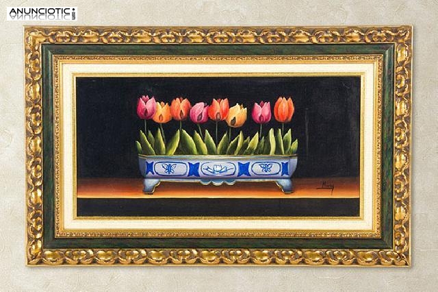 Cuadro tulipanes